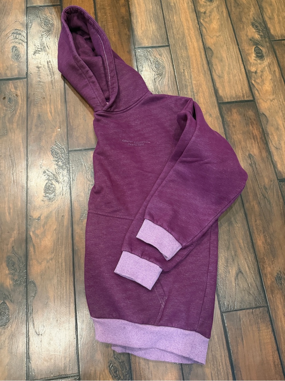 Comfrt pastel edit deep plumb color sweatshirt size 2XL